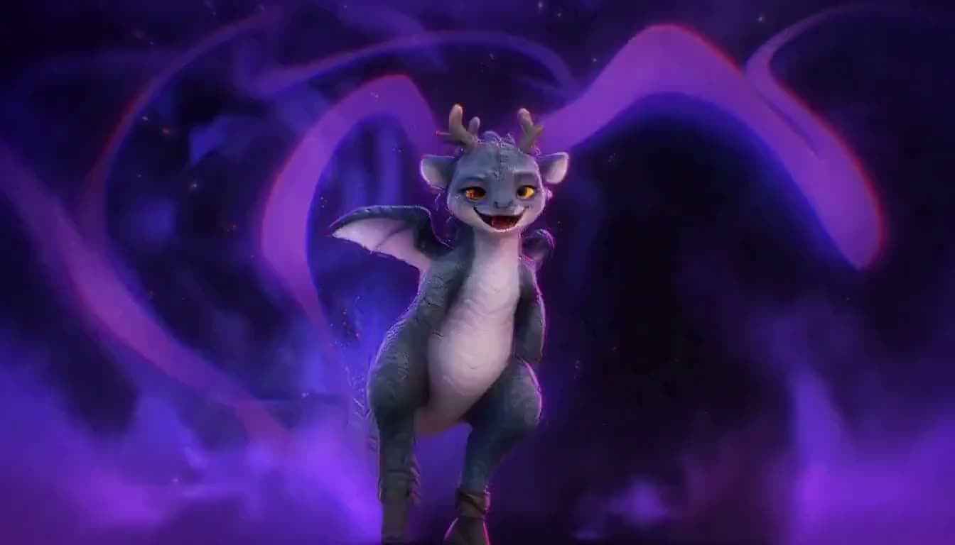Petit dragon · Danse de 14 secondes · Résultat du site